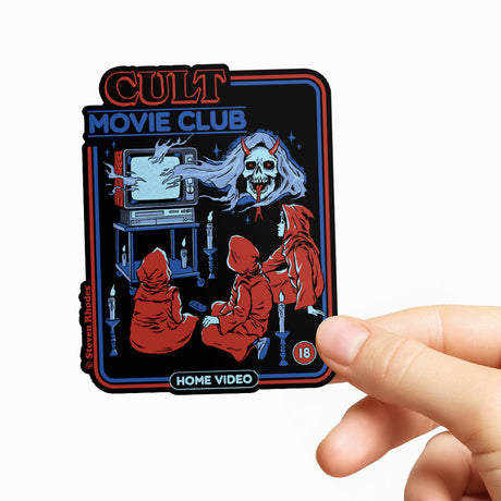 Steven Rhodes - Cult Movie Club Sticker