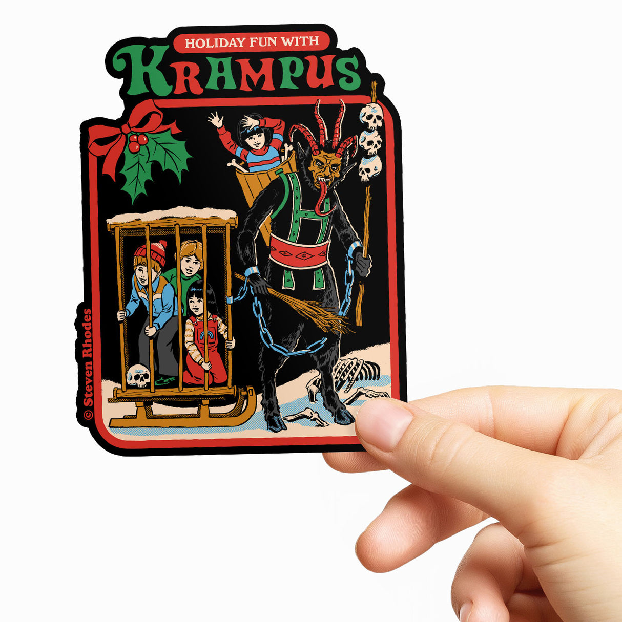 Steven Rhodes - Holiday Fun With Krampus Sticker