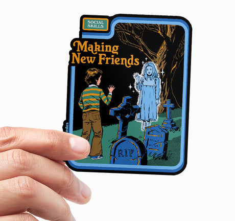 Steven Rhodes - Making New Friends Sticker