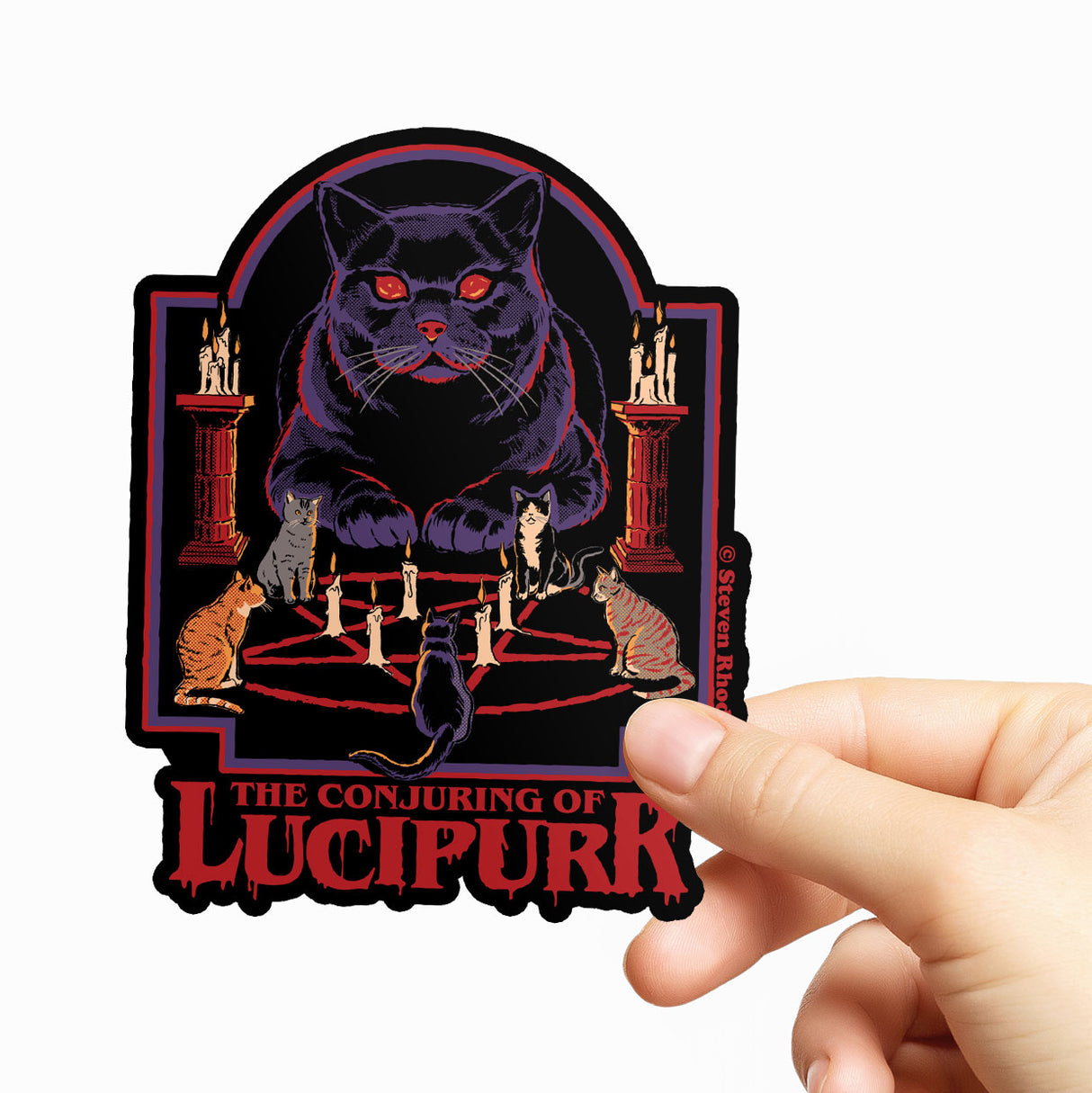 Steven Rhodes - Lucipurr Sticker