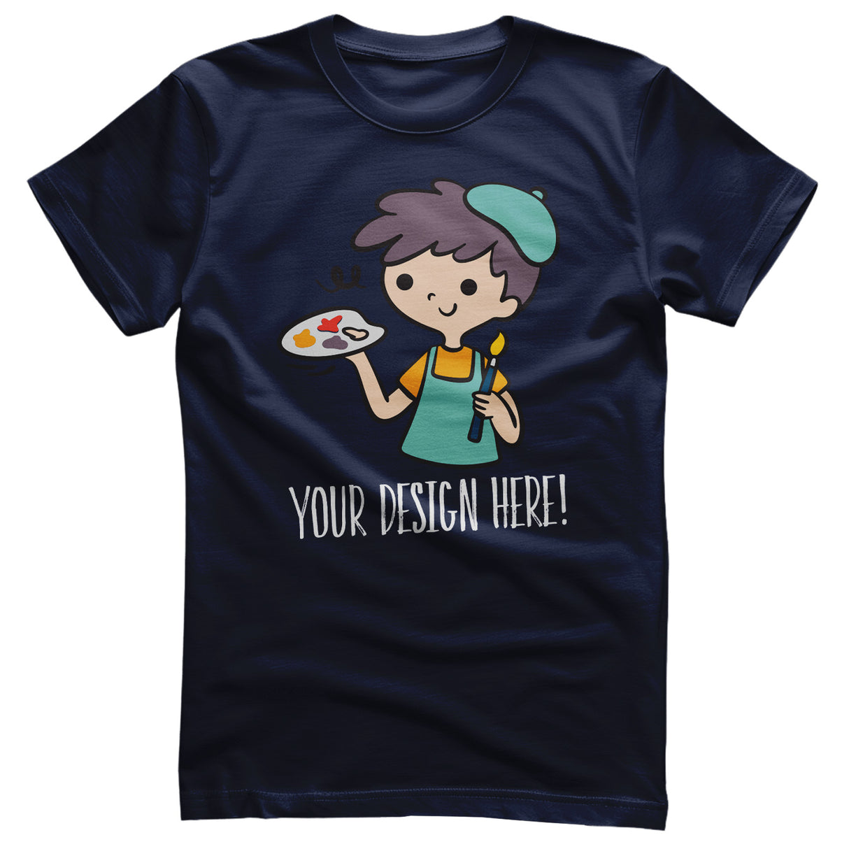 Design Your Own T-Shirt - Navy
