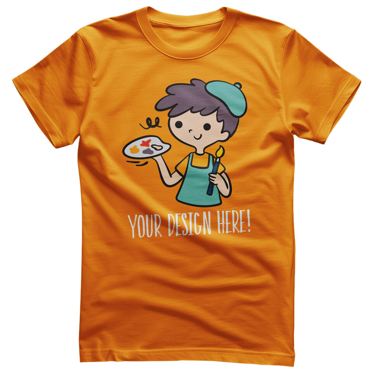 Design Your Own T-Shirt - Orange