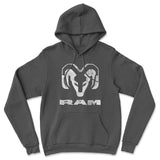 RAM Trucks Washed Out Logo Hoodie
