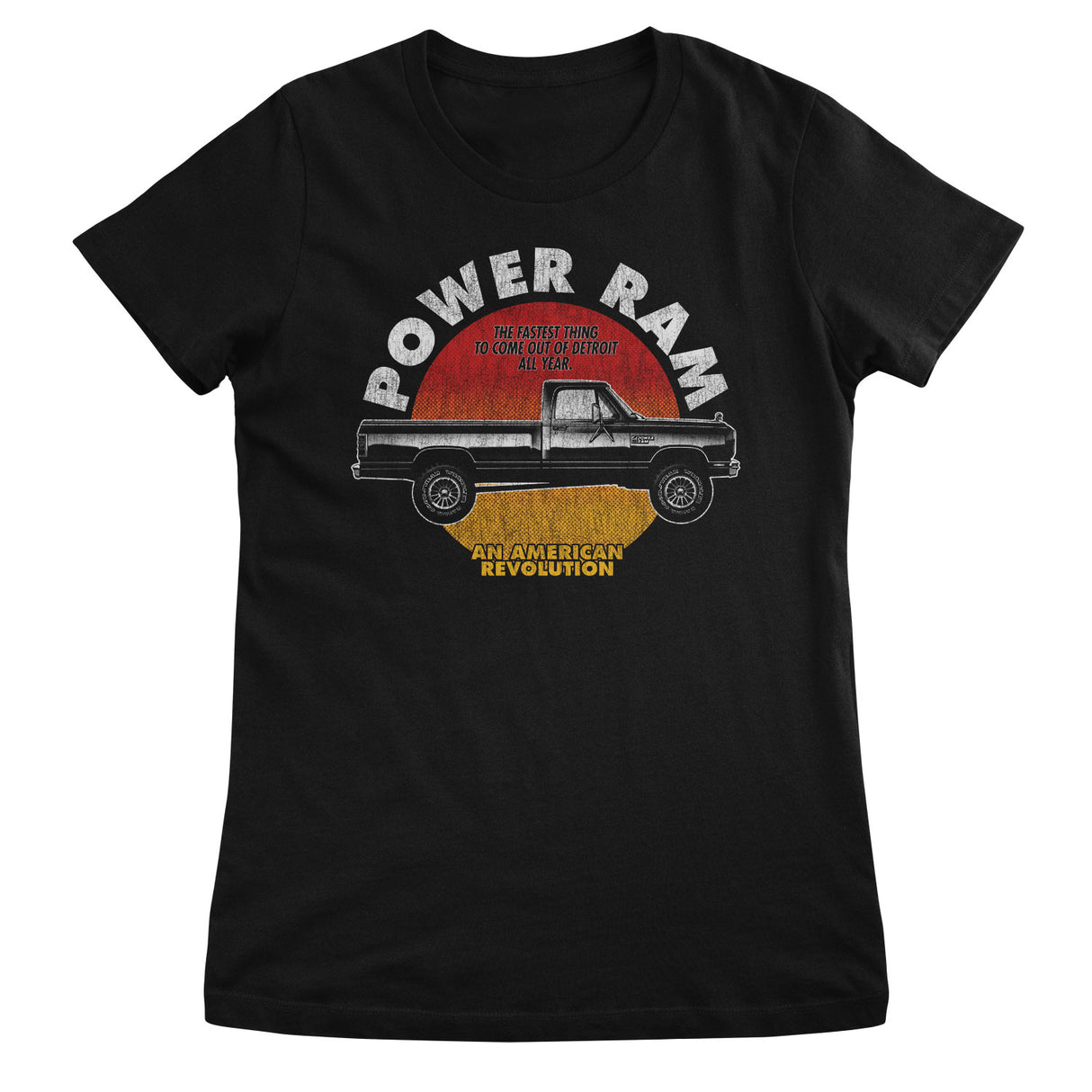 Retro Power RAM Girly Tee