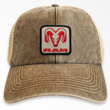 RAM Logo Patch Vintage Trucker Cap