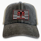 RAM Trucks Flag Patch Vintage Trucker Cap