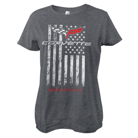 Corvette - Made In The USA Girly Tee