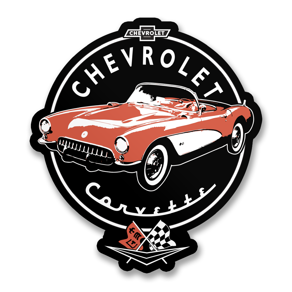 Corvette C1 Retro Sticker