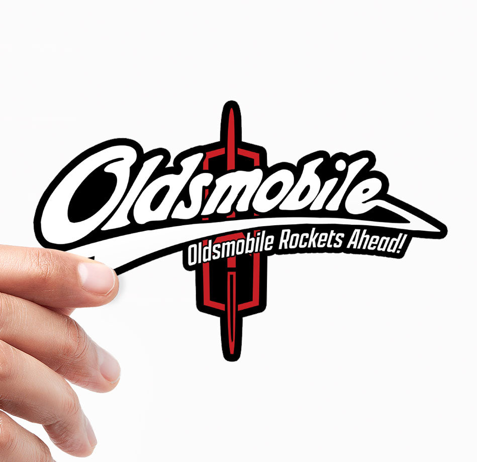 Oldsmobile Rockets Ahead Sticker