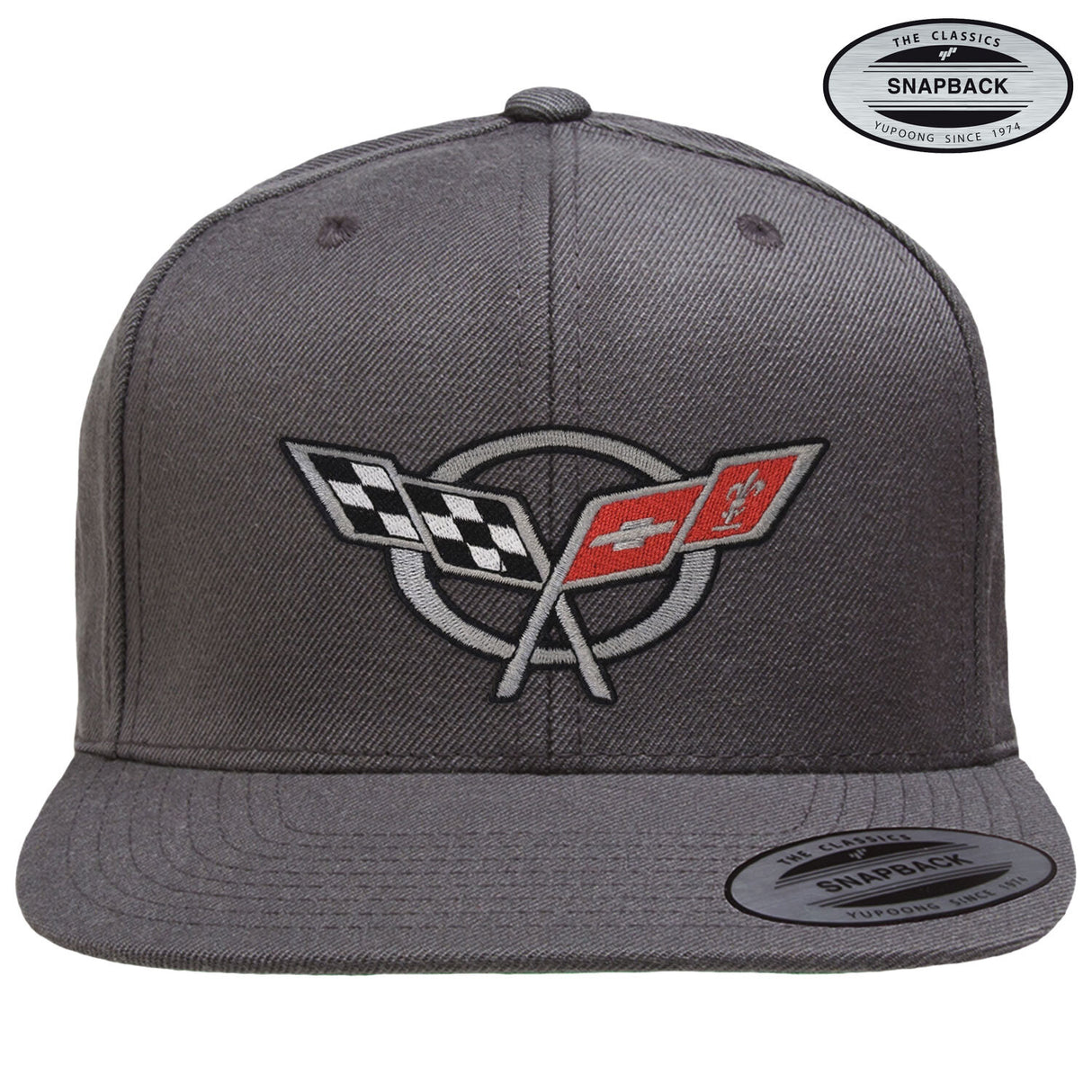 Corvette C5 Flags Premium Snapback Cap