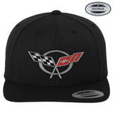 Corvette C5 Flags Premium Snapback Cap