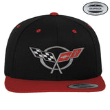 Corvette C5 Flags Premium Snapback Cap