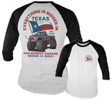 Everything Is Bigger In Texas Baseball Long Sleeve Tee