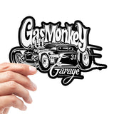 Gas Monkey Garage - White Car Sticker