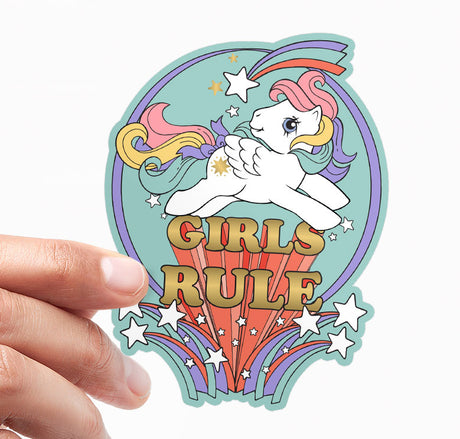 MLP Girls Rule Sticker