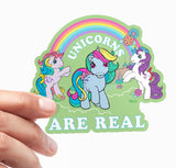 Unicorns Are Real Sticker