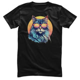 Sunset Cat Shades Tee