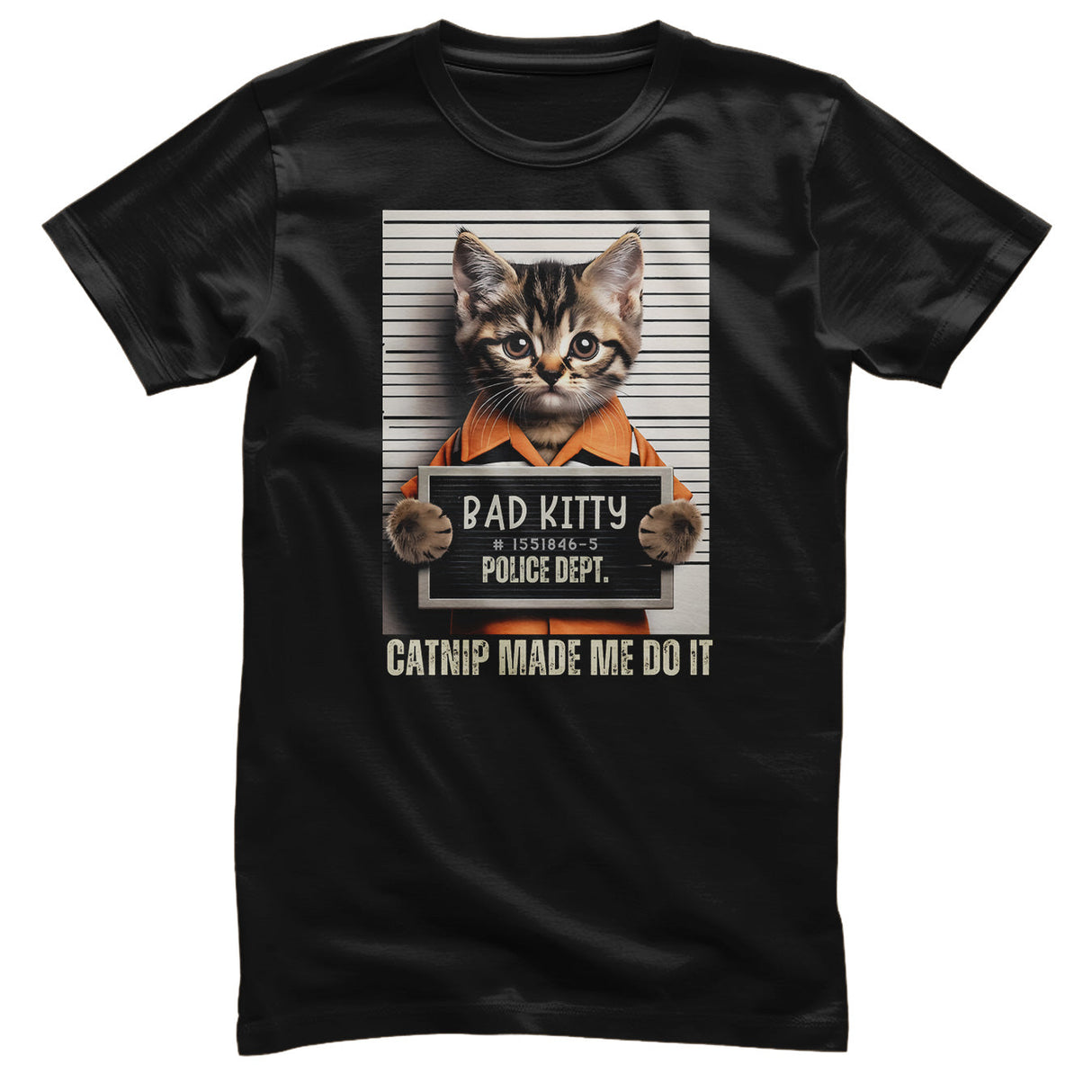 Bad Kitty Mug Shot Tee