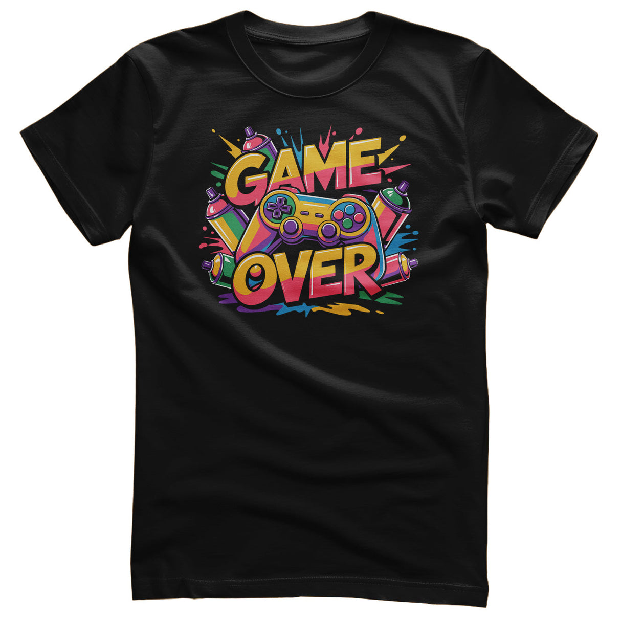 Game Over Splash Tee