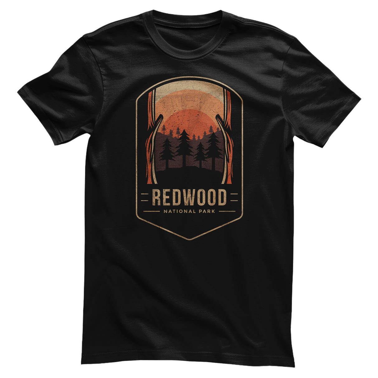 Redwood Sunset - National Park T-Shirt