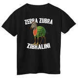 Zebra Zubra Zibralini Kids Tee