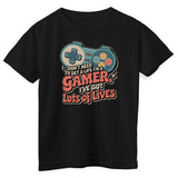 I'm A Gamer - I Have A Lot Of Lives Kids Tee