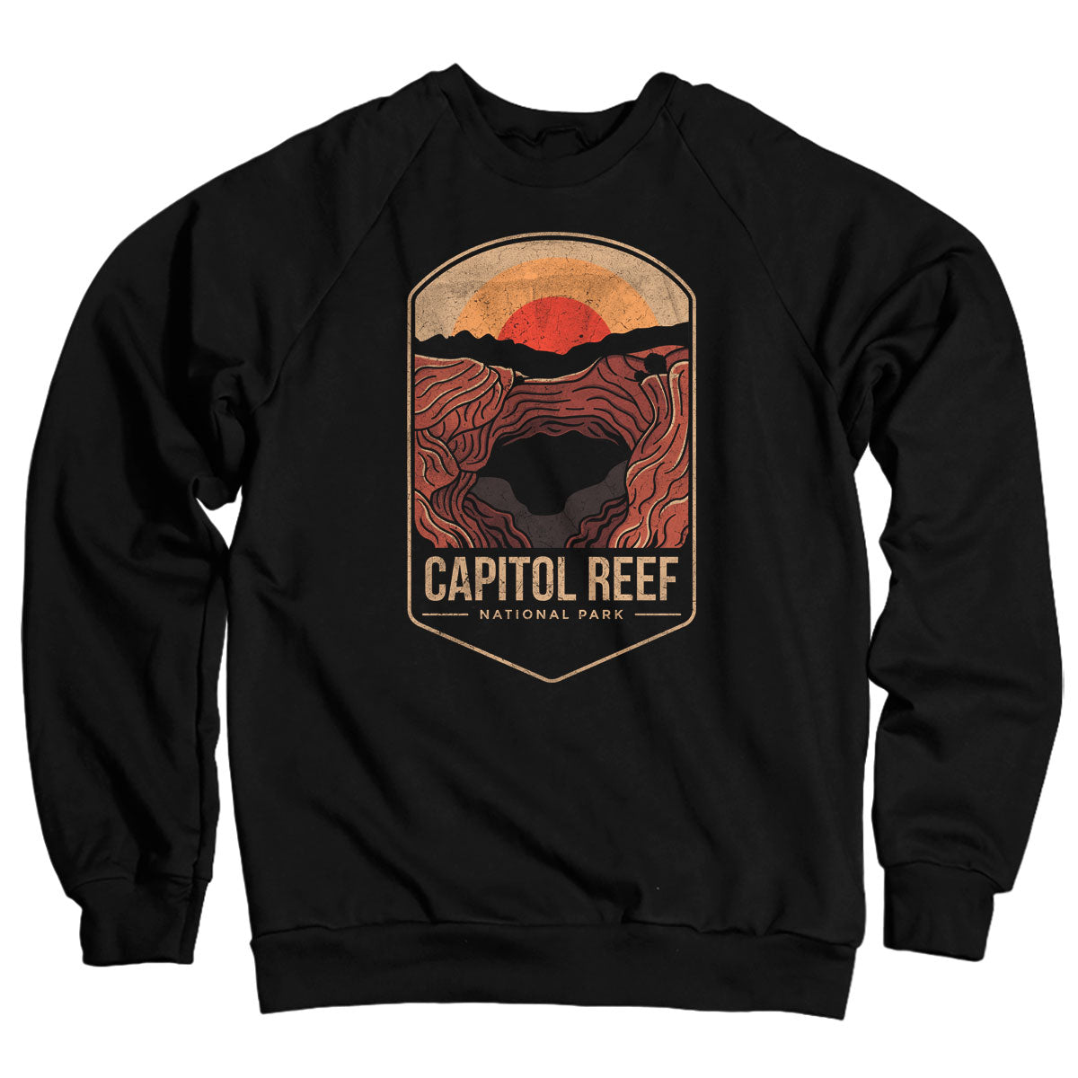Capitol Reef Sunset - National Park Sweatshirt