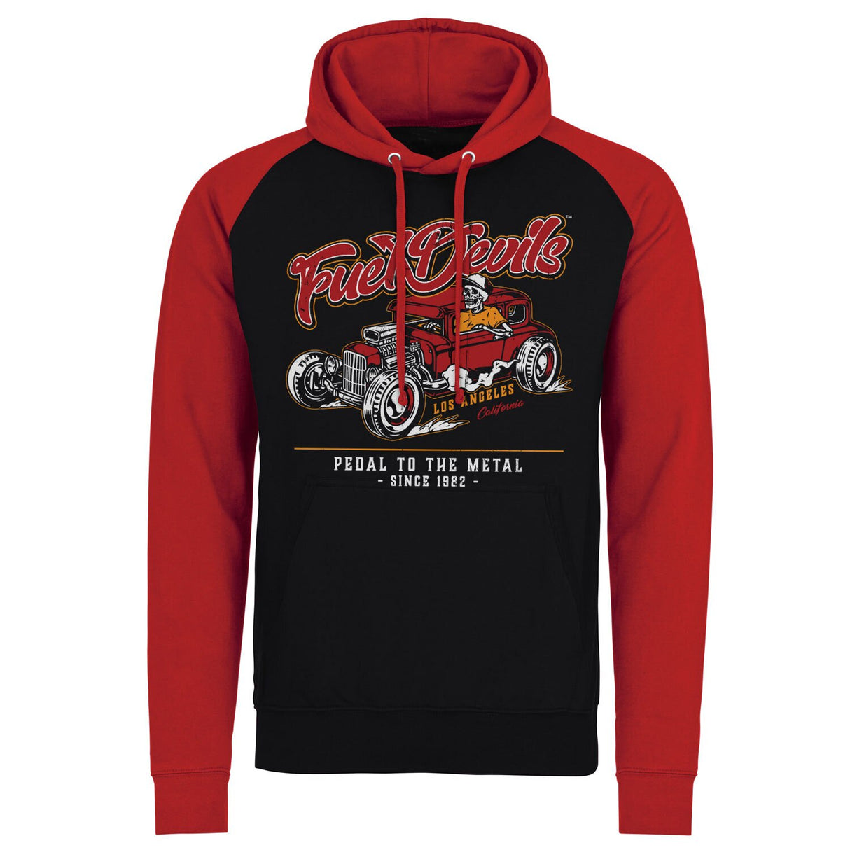 Fuel Devils - Pedal To The Metal Baseball Hoodie