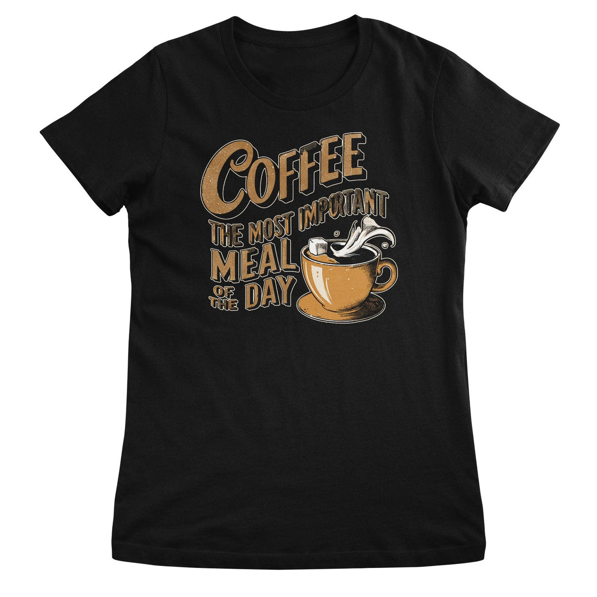 Coffee - The Most Important Meal Distressed Top