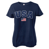 USA Varsity Girly Tee