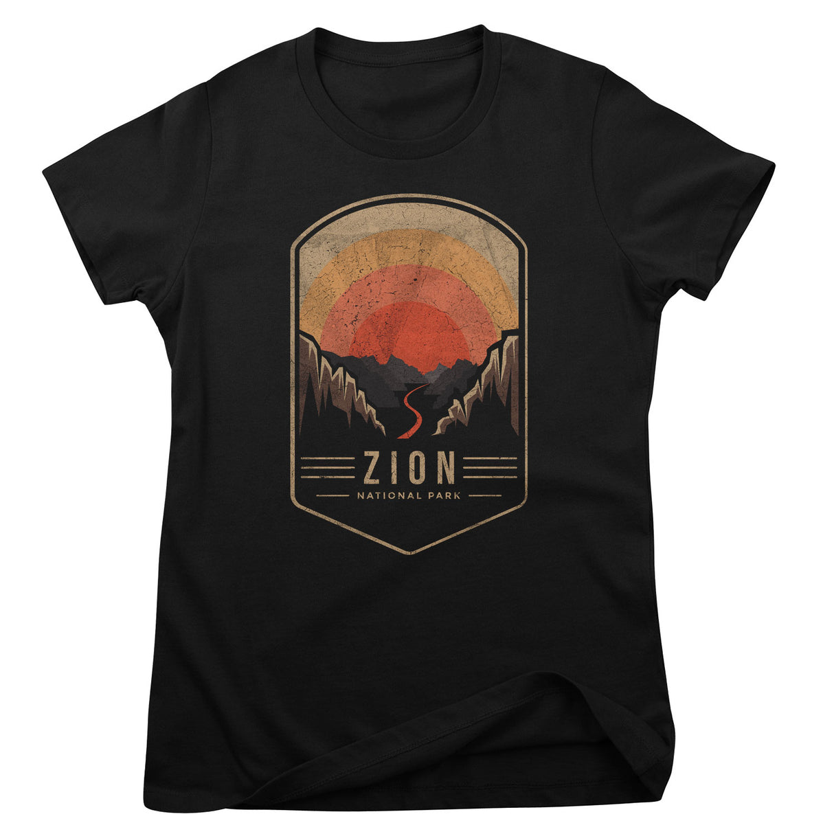 ZION Sunset - National Park Girly Tee