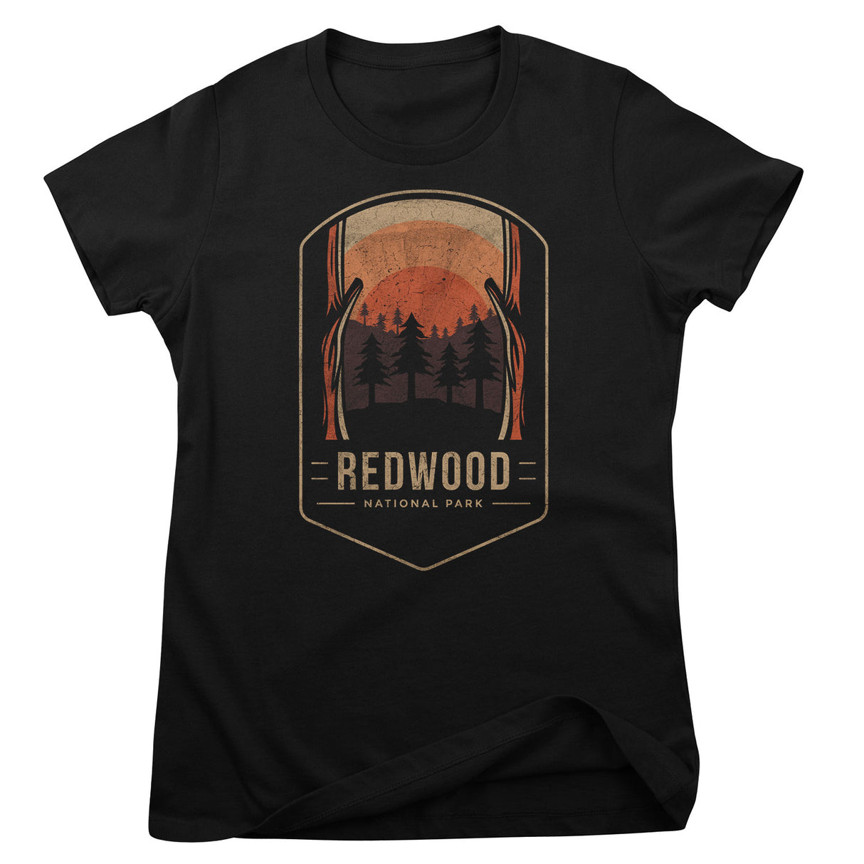 Redwood Sunset - National Park Girly Tee