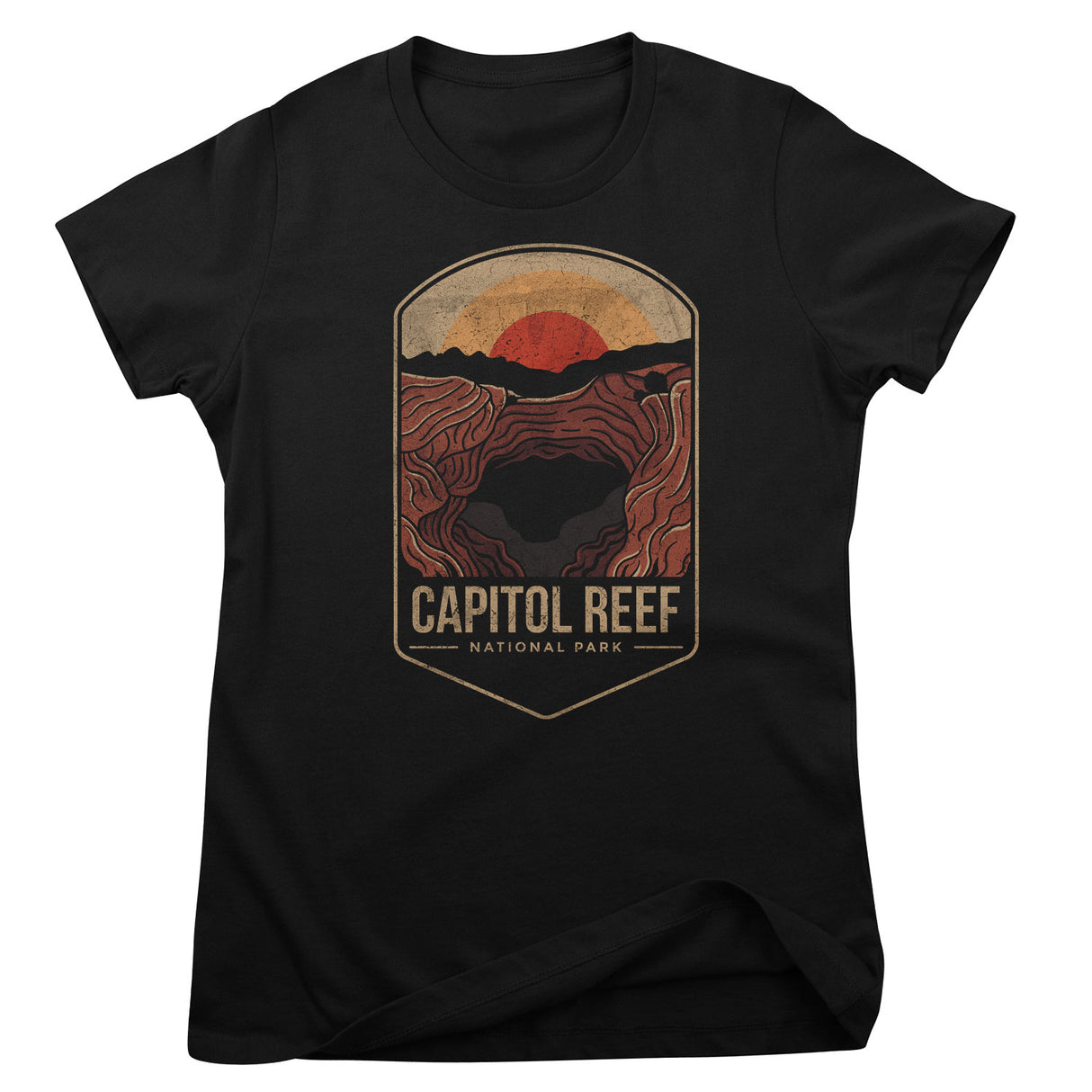 Capitol Reef Sunset - National Park Girly Tee