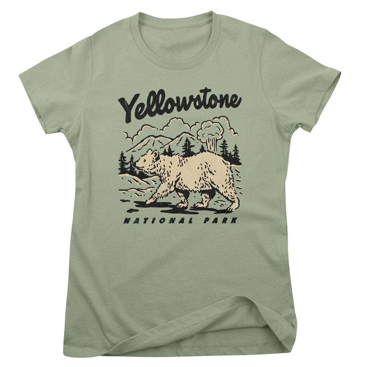 Yellowstone National Park Girly Tee
