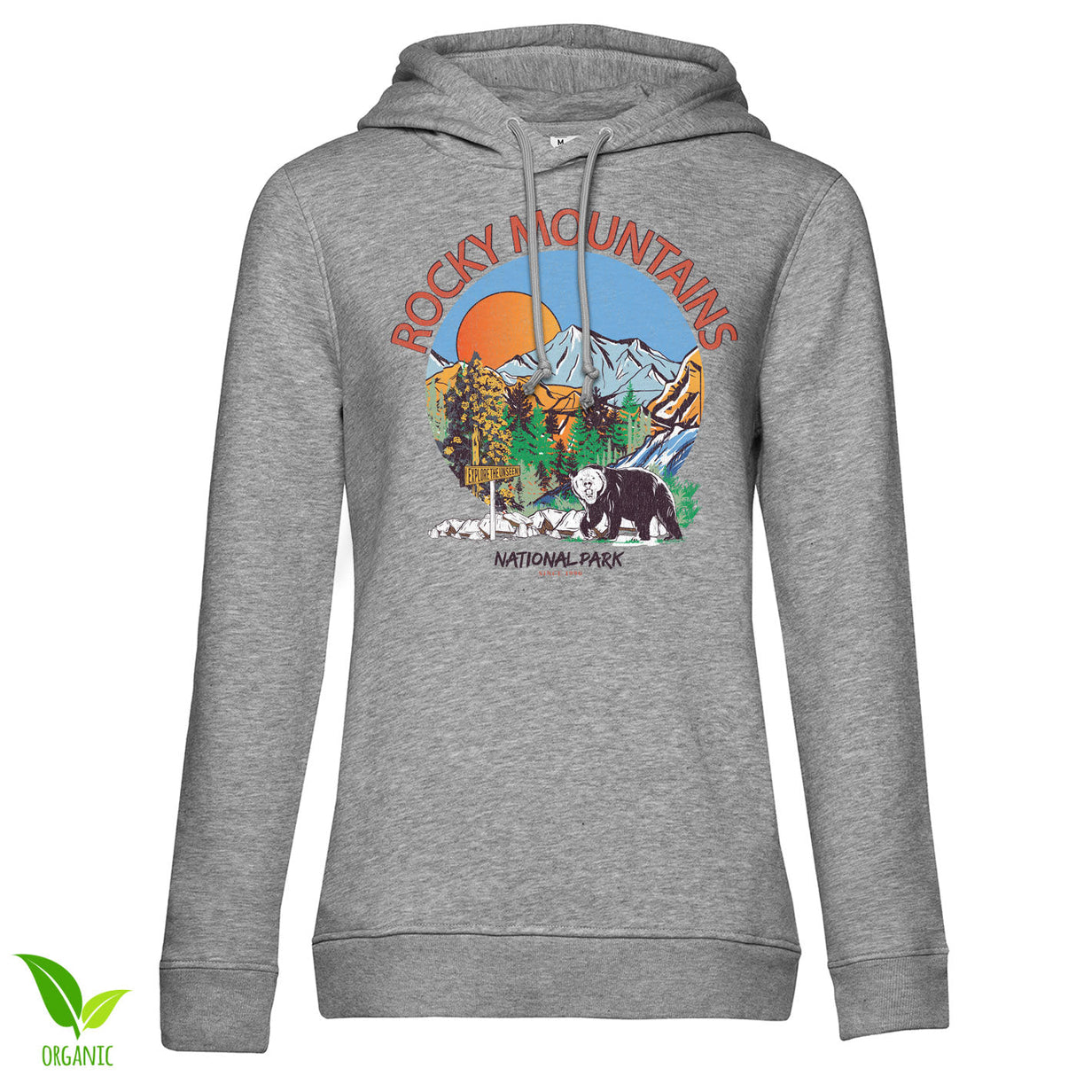 Explore The Unseen at Rocky Mountain Girly Hoodie