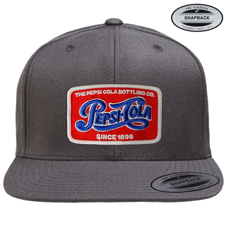 Retro Pepsi-Cola Patch Snapback Cap