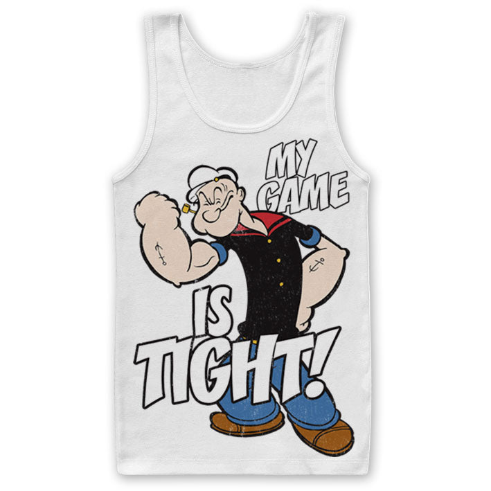 Popeye - Game Is Tight Tank Top