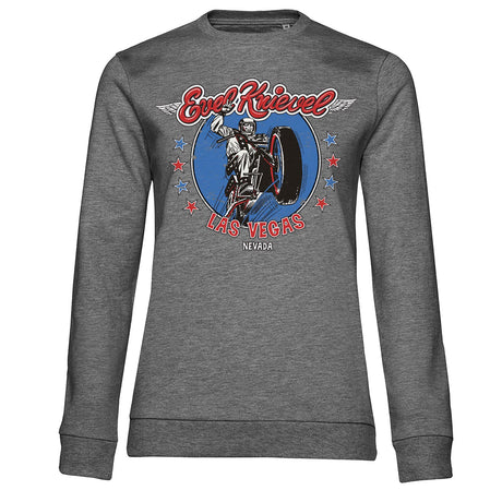 Evel Knievel In Las Vegas Girly Sweatshirt