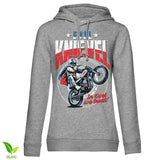 Evel Knievel Wheelie Girls Hoodie