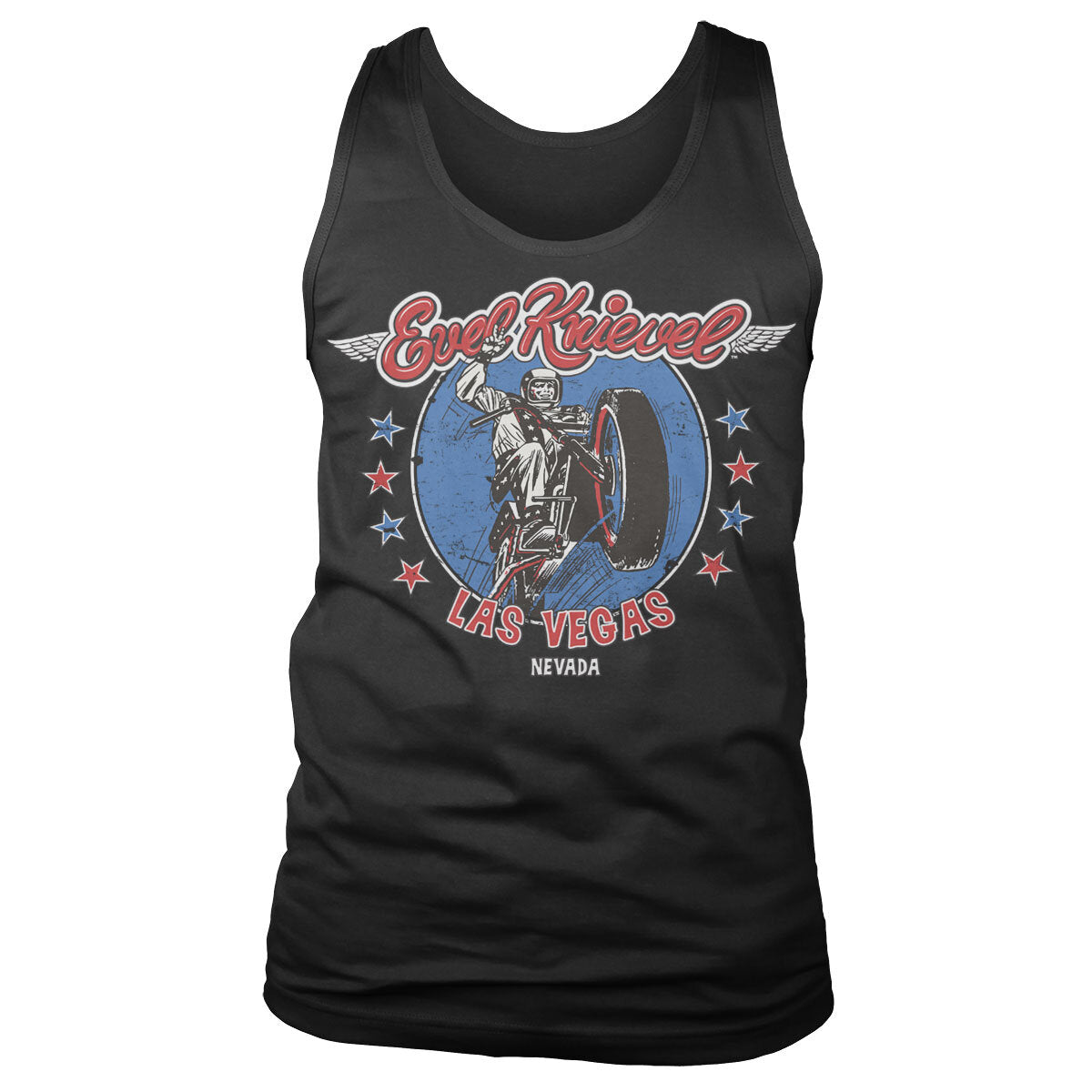 Evel Knievel In Las Vegas Tank Top