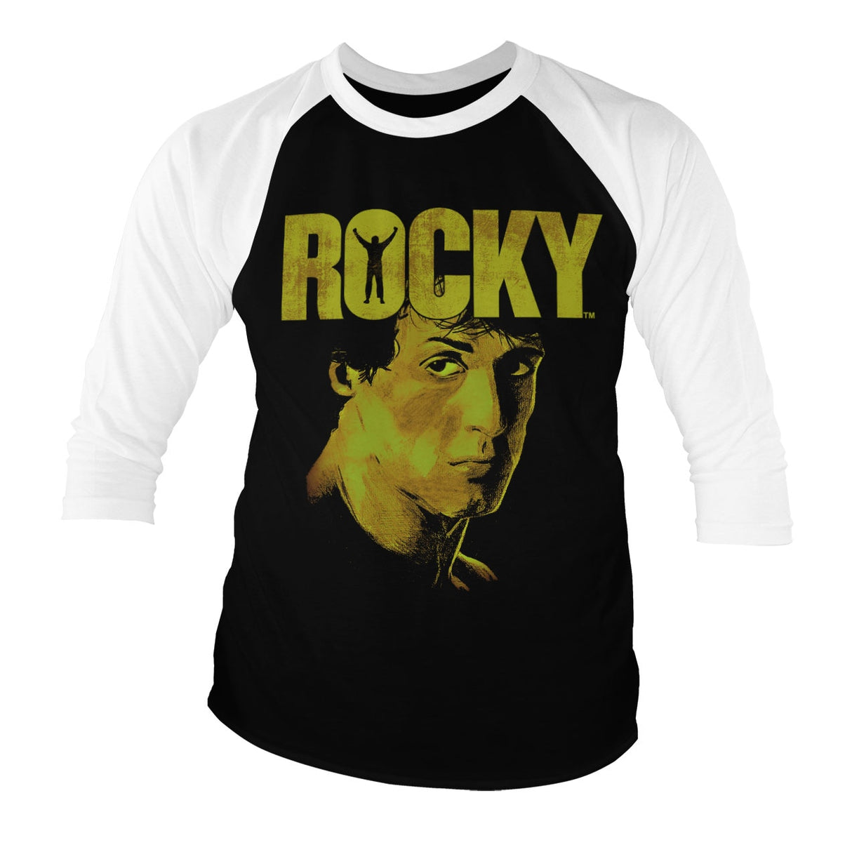 Rocky - Sylvester Stallone Baseball 3/4 Sleeve Tee