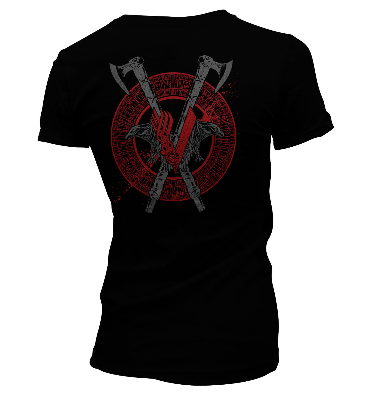 Vikings - Raven and Axe Girly Tee