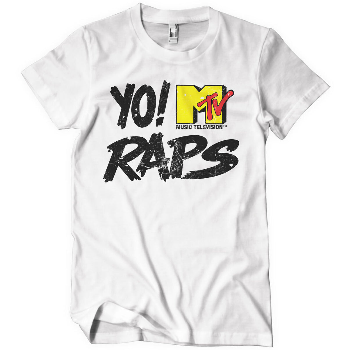 Yo! MTV Raps Distressed Logo T-Shirt