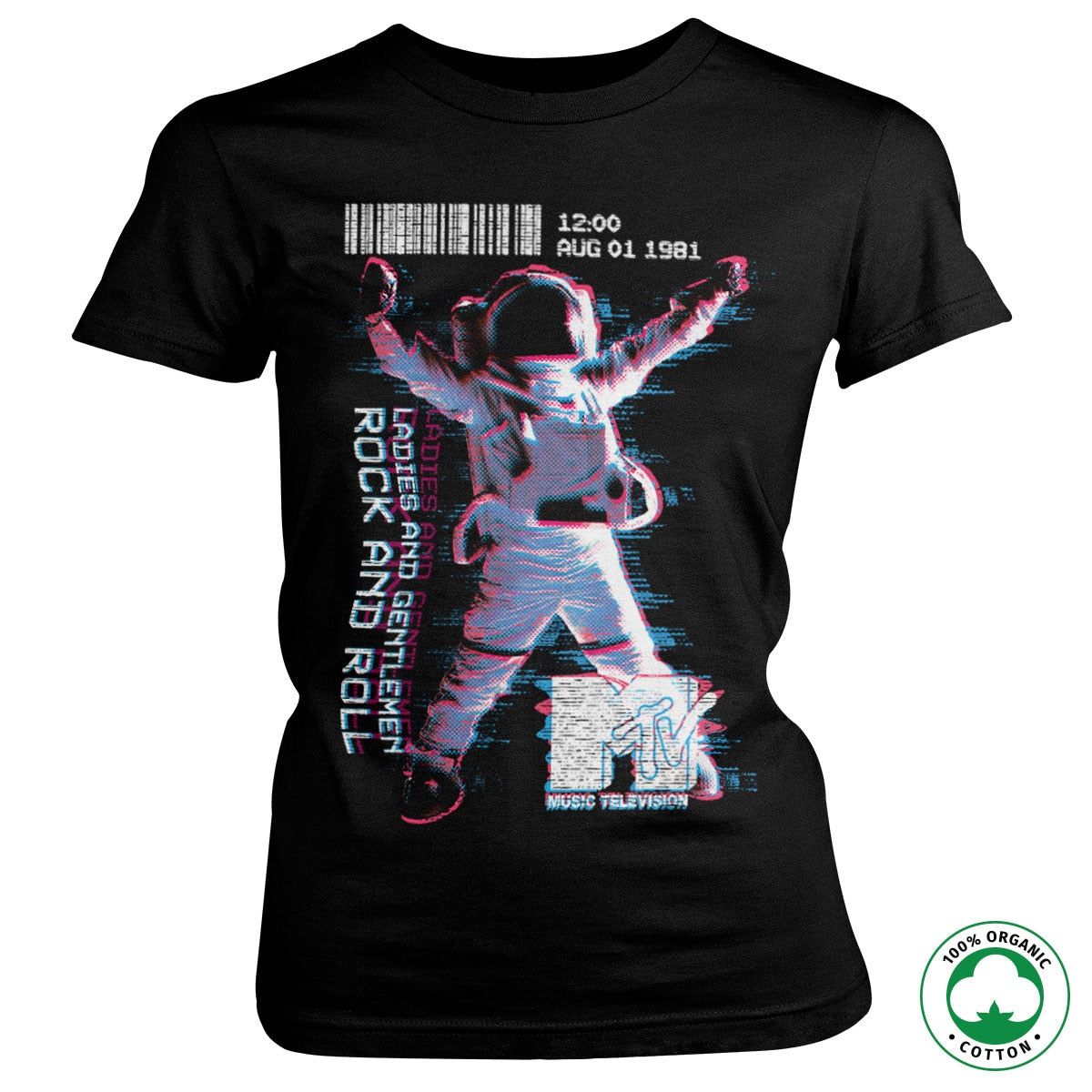 MTV Moon Man Organic Girly T-Shirt