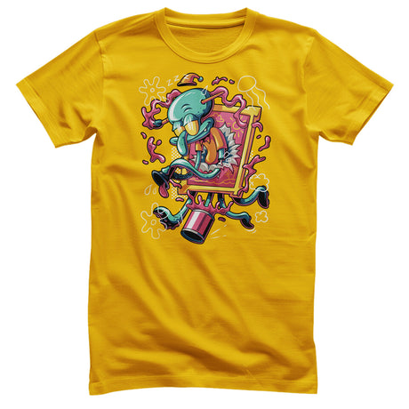 Squidward Art Crash T-Shirt