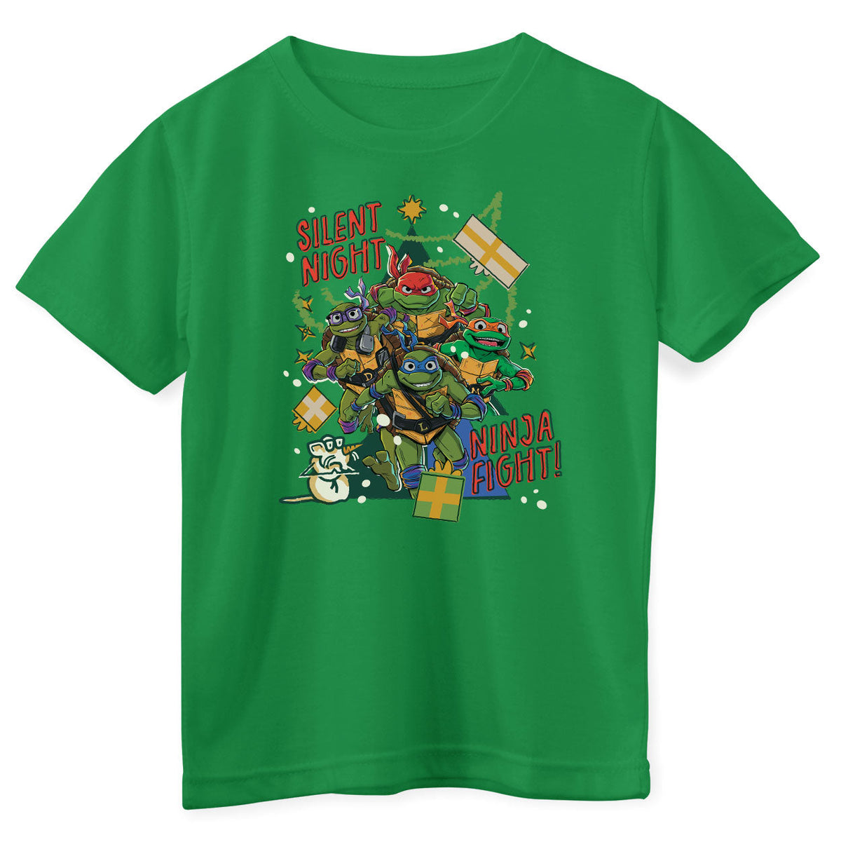 Silent Night - Ninja Fight Kids Tee