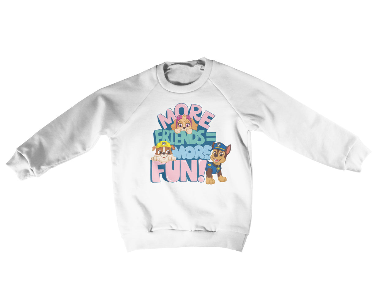 Paw Patrol - More Friends More Fun Kids Sweatshirt