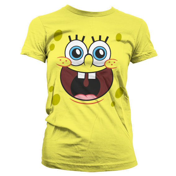 Sponge Happy Face Girly T-Shirt