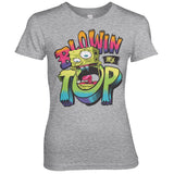 SpongeBob Blowin My Top Girly Tee