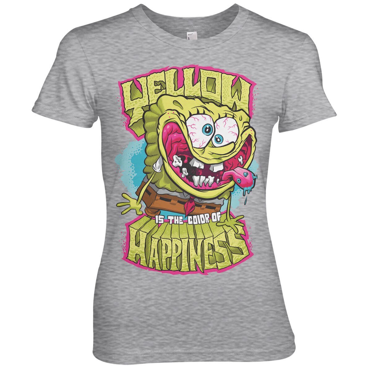 Yellow Is The Color Of Happiness Girly Tee